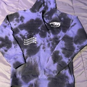 purple acid wash sweatshirt